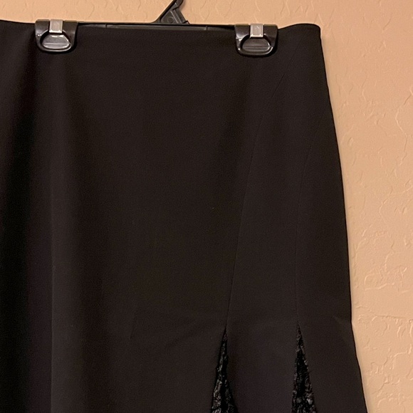Apostrophe Essentials Black Skirt with Lace Insets - Picture 7 of 15